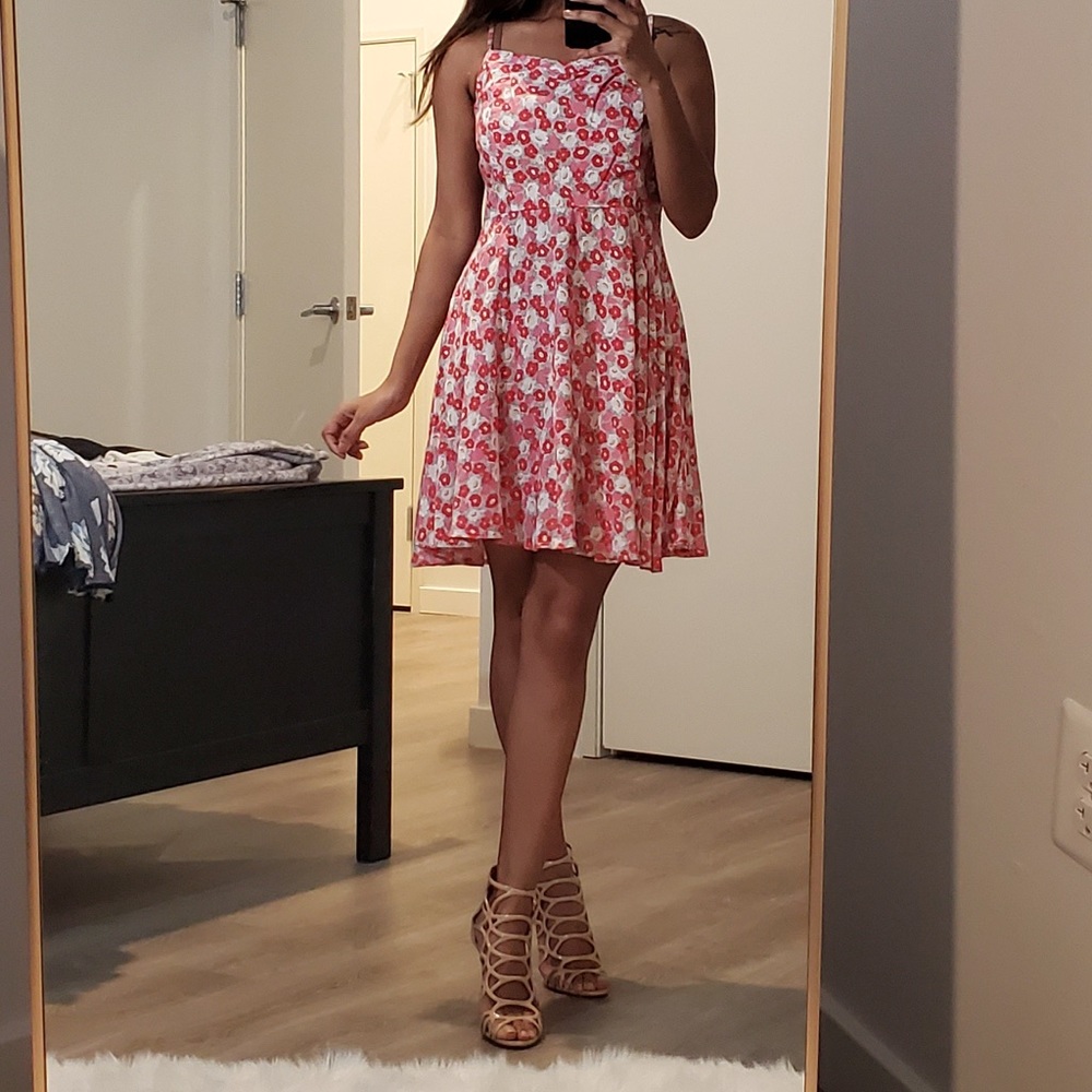 Floral petite summer dress
